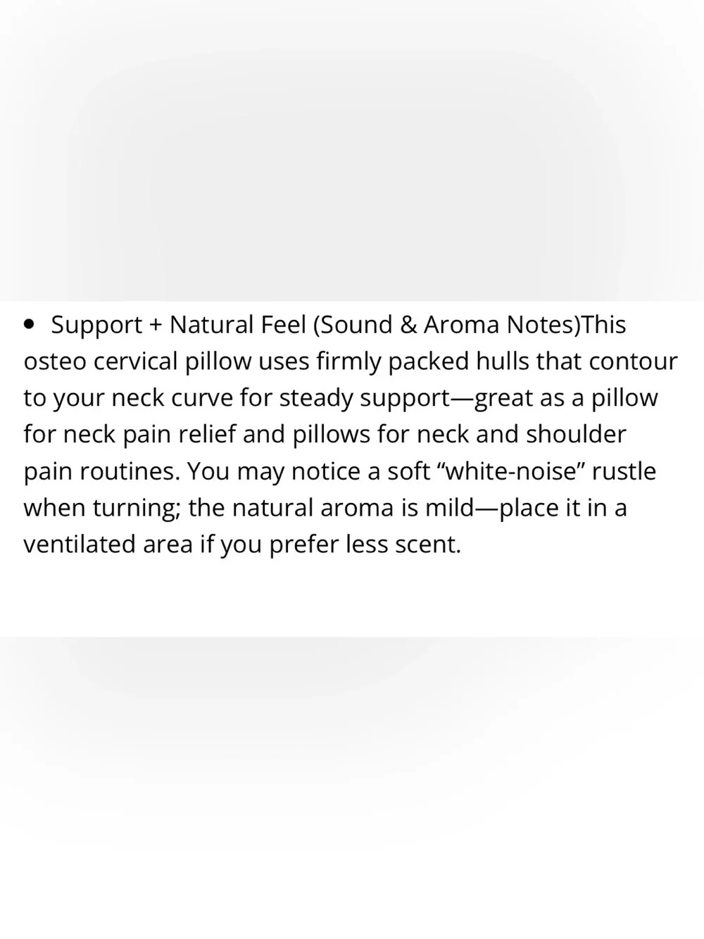 Buckwheat Cervical Neck Support Pillow